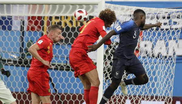 Gol Umtiti Bawa Prancis Tembus ke Partai Final Piala Dunia 2018