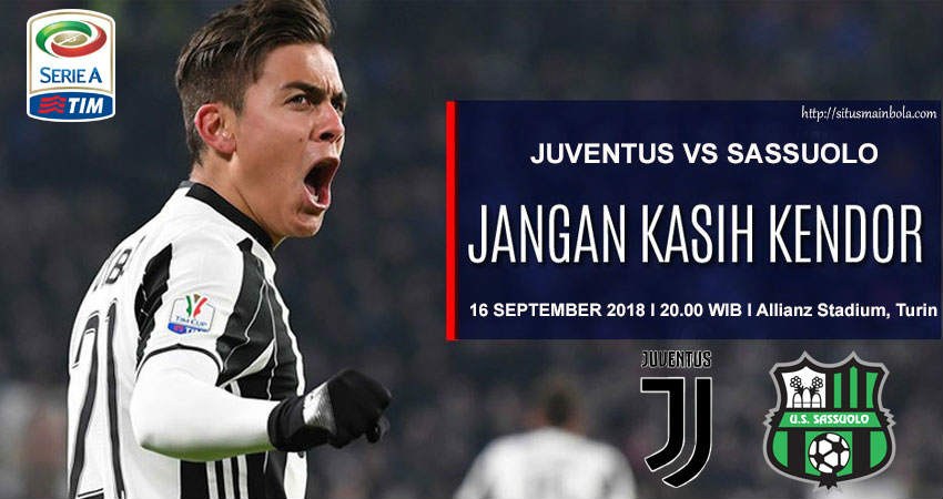 Prediksi Juventus vs Sassuolo 16 September 2018 : Pembuktian Ronaldo