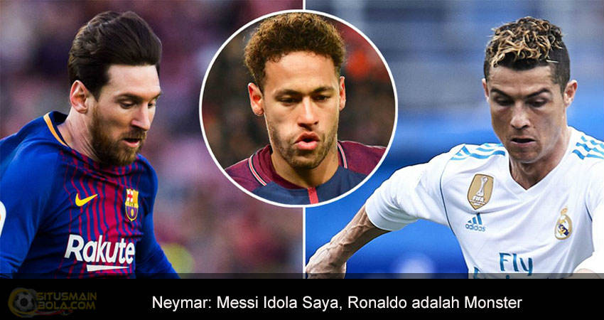 Messi dan Ronaldo Dimata Neymar