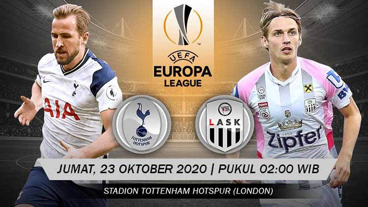 Prediksi Tottenham Hotspurs vs LASK 23 Oktober 2020