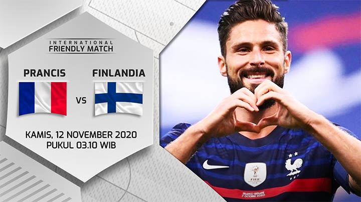 Prediksi Prancis vs Finlandia 12 November 2020 di Stade de France