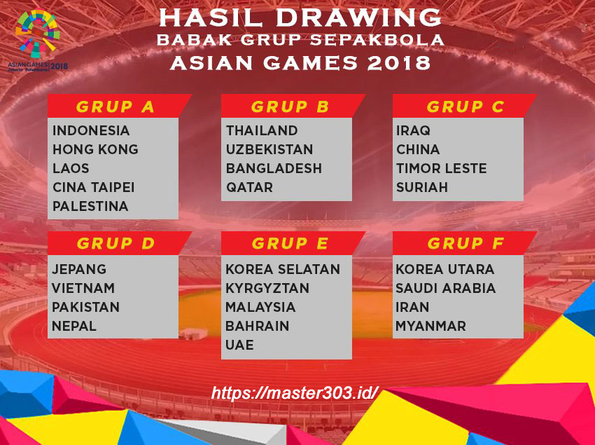 Laga Perdana Asian Games 2018, Indonesia Lawan Taiwan